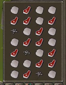 Refilling the inventory