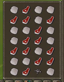 Inventory after the third filling